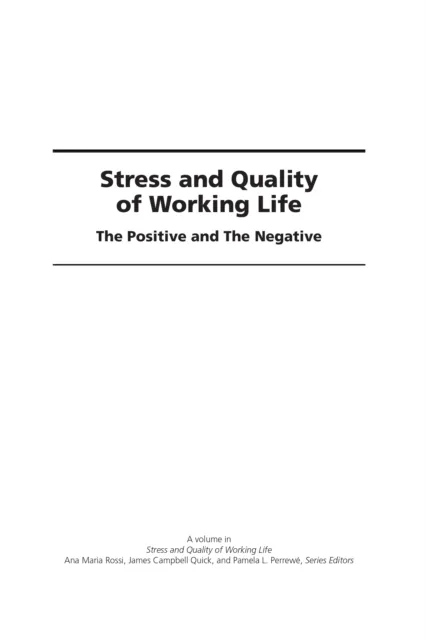 Stress and Quality of Working Life