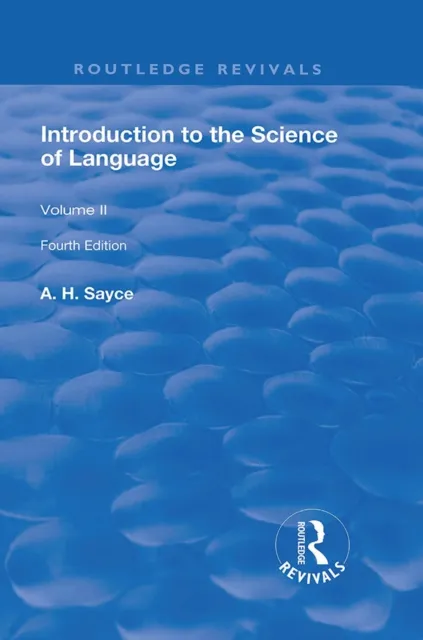 Introduction to the Science of Language