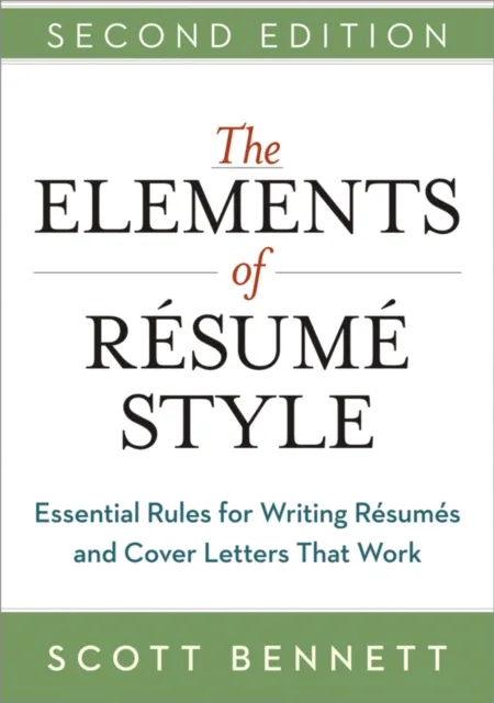 Elements of Resume Style