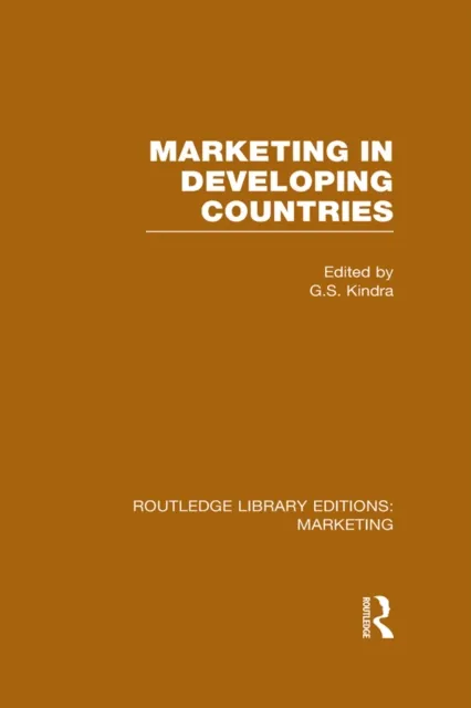 Marketing in Developing Countries (RLE Marketing)