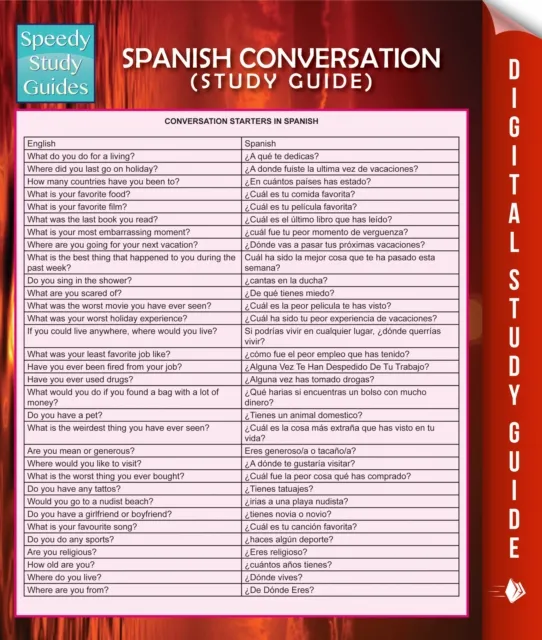 Spanish Conversation (Speedy Language Study Guide)