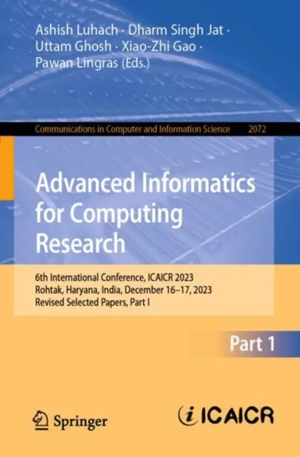 Advanced Informatics for Computing Research
