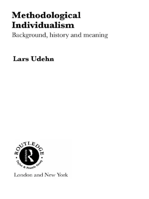 Methodological Individualism