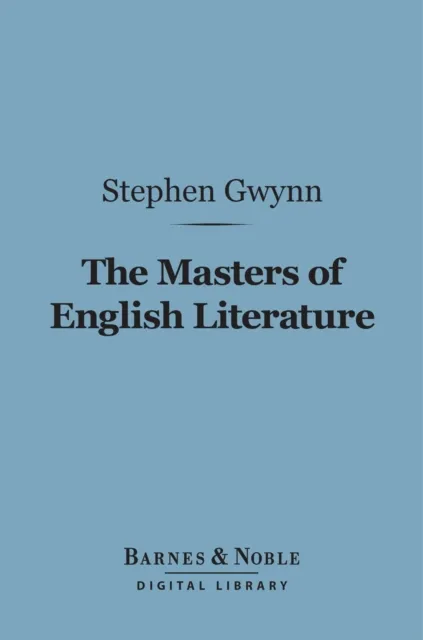 Masters of English Literature (Barnes & Noble Digital Library)