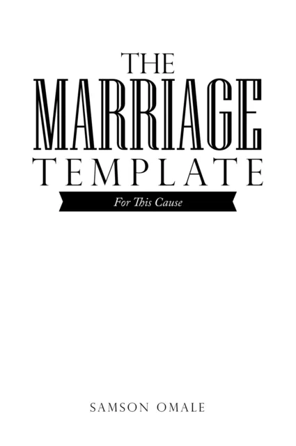 Marriage Template