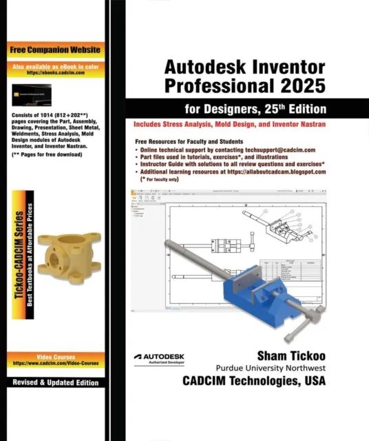 Autodesk Inventor Professional 2025 for Designers, 25th Edition