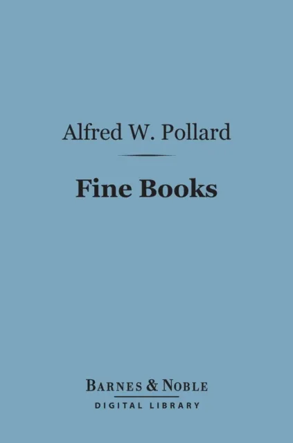 Fine Books (Barnes & Noble Digital Library)
