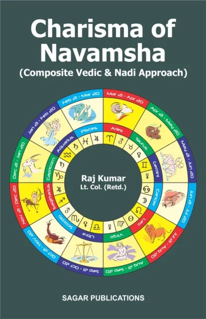 Charisma of Navamsha : This astrology book has been originally published by the prestigious Sagar Publications with  Lt. Col. (Retd.) Raj Kumar  as its author.