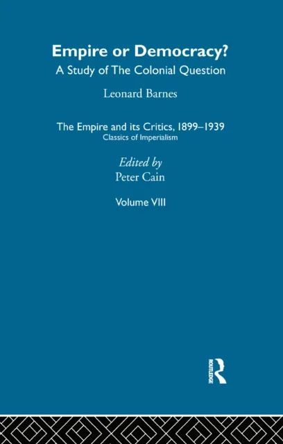 Empire and its Critics, 1899-1939