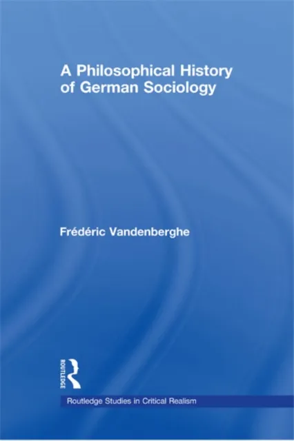Philosophical History of German Sociology