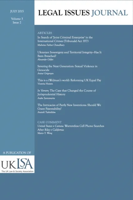 Legal Issues Journal 3(2)
