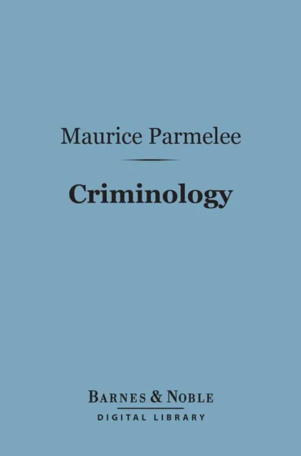 Criminology (Barnes & Noble Digital Library)