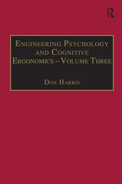 Engineering Psychology and Cognitive Ergonomics