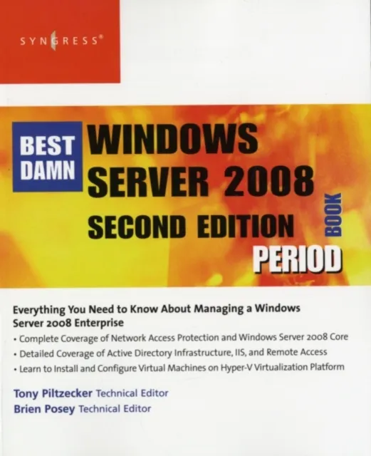 Best Damn Windows Server 2008 Book Period