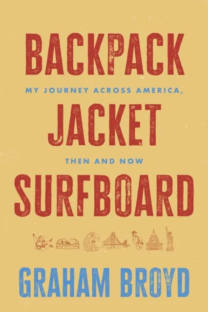 Backpack, Jacket, Surfboard