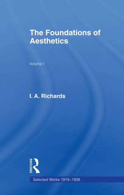 Foundations Aesthetics V 1