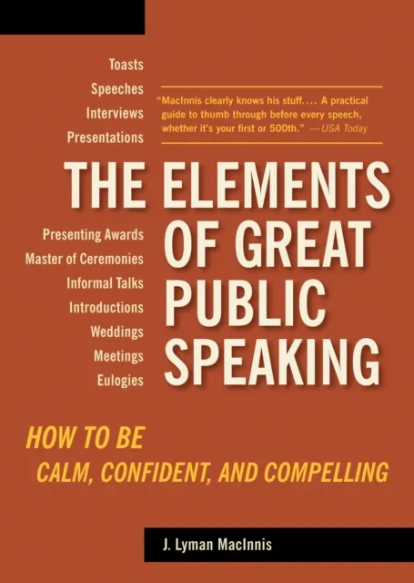 Elements of Great Public Speaking