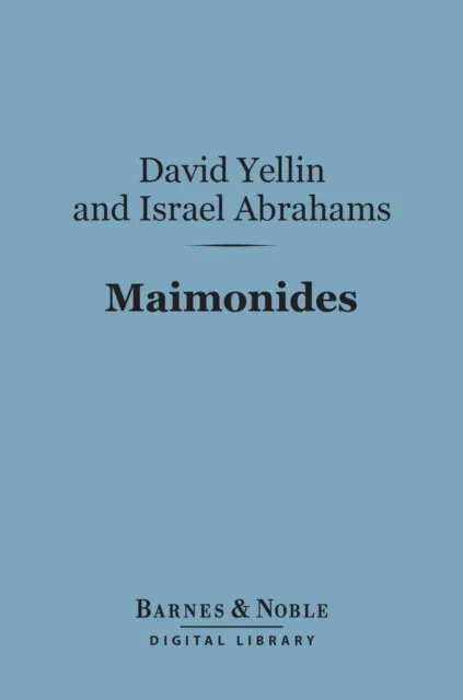 Maimonides (Barnes & Noble Digital Library)