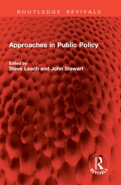 Approaches in Public Policy