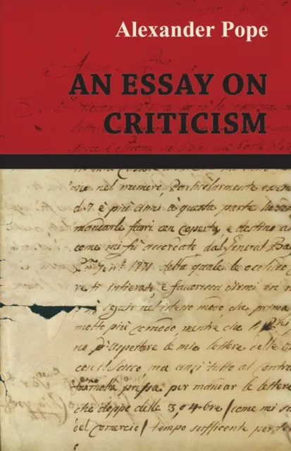 Essay on Criticism