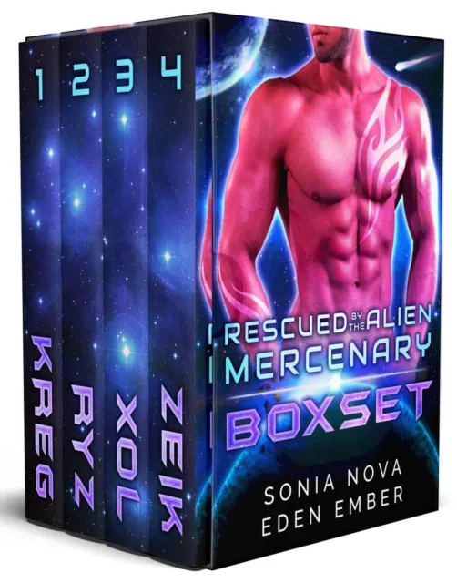 Rescued by the Alien Mercenary - The Complete Series Boxset: Sci-Fi Alien Rebel Romance