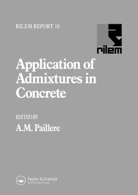 Application of Admixtures in Concrete