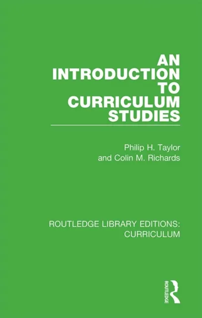 Introduction to Curriculum Studies