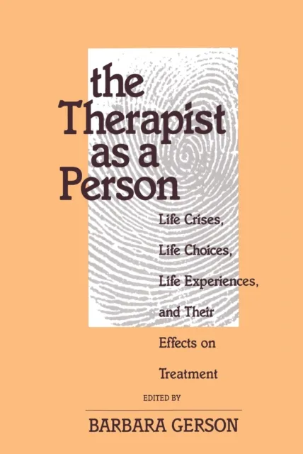 Therapist as a Person