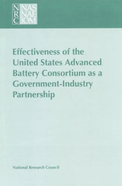Effectiveness of the United States Advanced Battery Consortium as a Government-Industry Partnership
