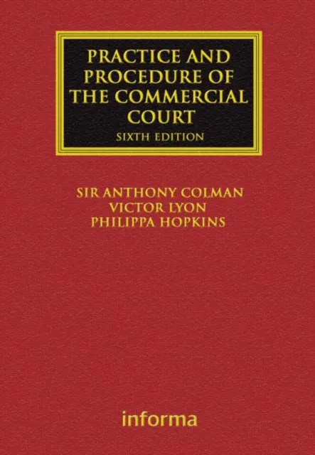 Practice and Procedure of the Commercial Court