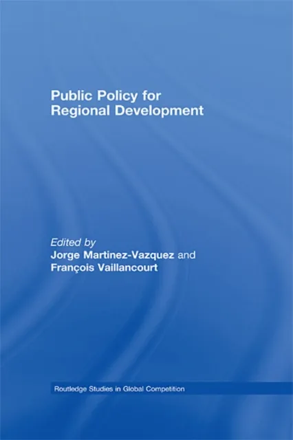 Public Policy for Regional Development
