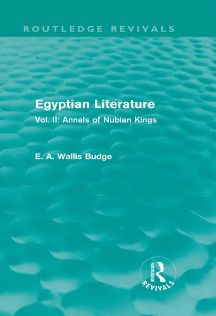 Egyptian Literature (Routledge Revivals)