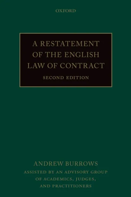 Restatement of the English Law of Contract