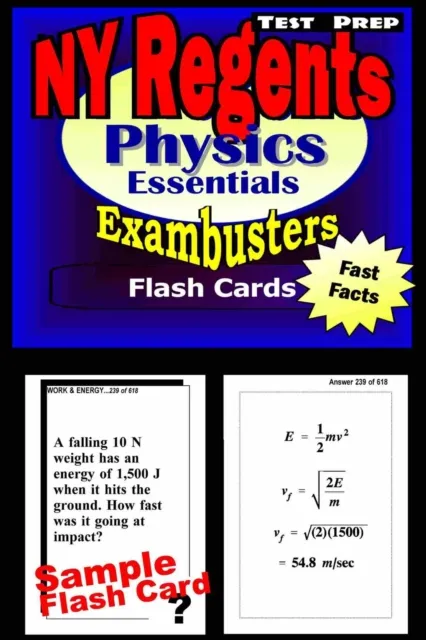 NY Regents Physics Test Prep Review--Exambusters Flashcards