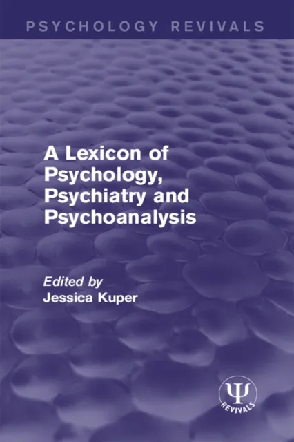 Lexicon of Psychology, Psychiatry and Psychoanalysis