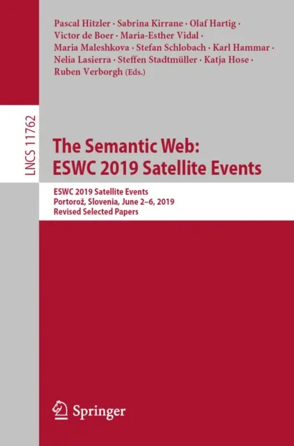 Semantic Web: ESWC 2019 Satellite Events