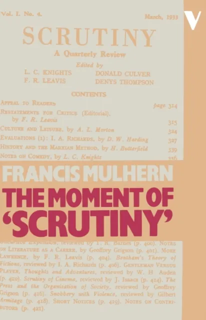 Moment of "Scrutiny"