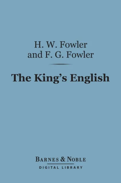 King's English (Barnes & Noble Digital Library)