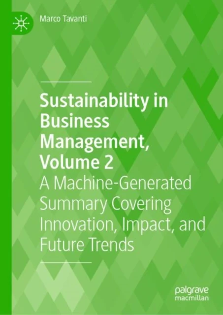 Sustainability in Business Management, Volume 2