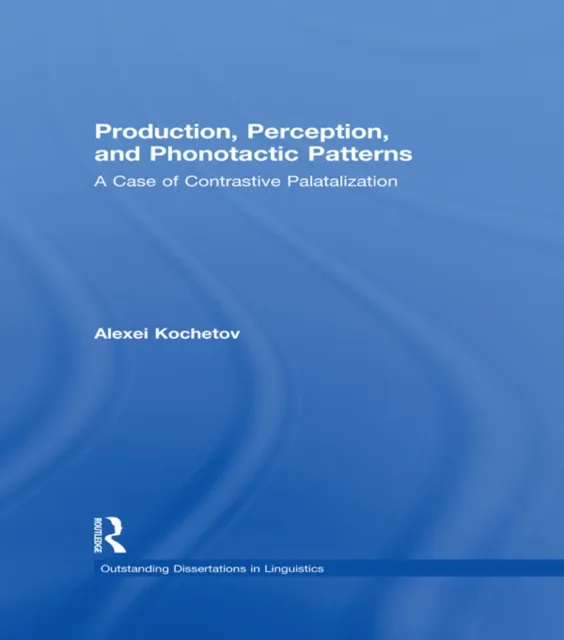 Production, Perception, and Phonotactic Patterns