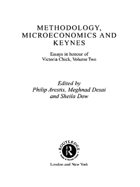 Methodology, Microeconomics and Keynes