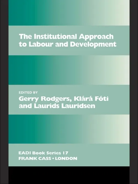 Institutional Approach to Labour and Development
