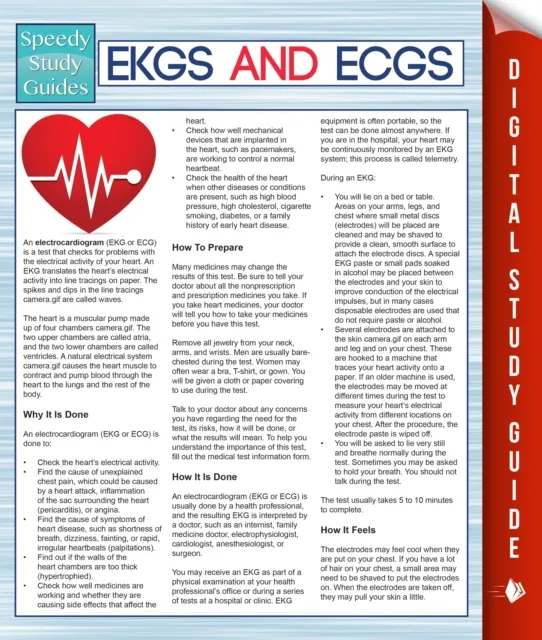 EKGS and ECGS (Speedy Study Guides)