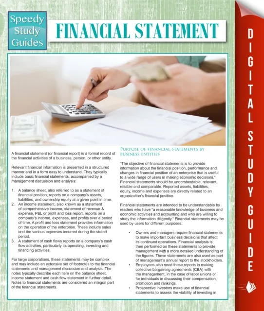 Financial Statements (Speedy Study Guides)