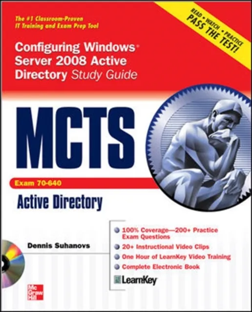 MCTS Windows Server 2008 Active Directory Services Study Guide (Exam 70-640) (SET)