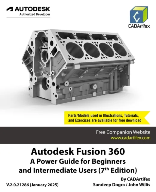 Autodesk Fusion 360: A Power Guide for Beginners and Intermediate Users (7th Edition)