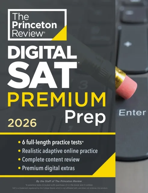 Princeton Review Digital SAT Premium Prep, 2026