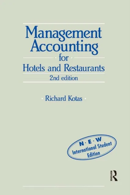 Management Accounting for Hotels and Restaurants