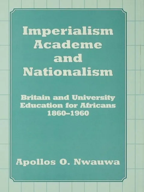 Imperialism, Academe and Nationalism