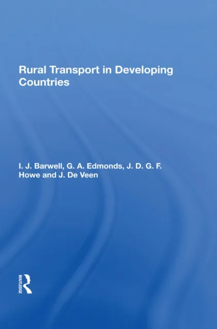 Rural Transport In Developing Countries